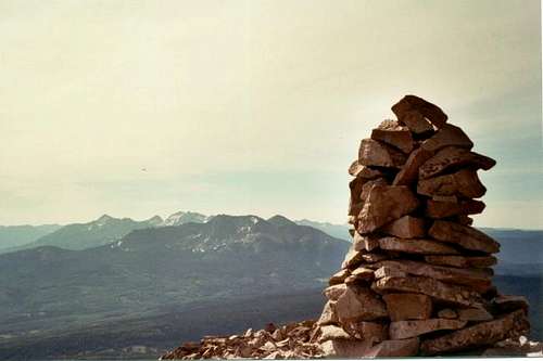 Lone Cone summit. Mt....