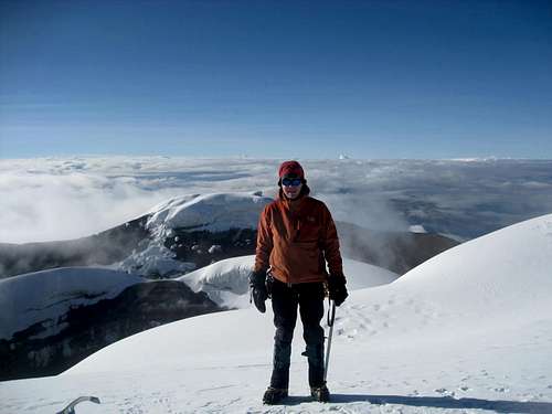 Myself on the Summit of Cotopaxi (19,347 ft.)