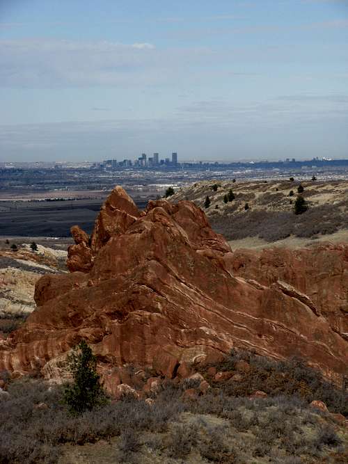 View of Denver from Carpenter Peak Trail