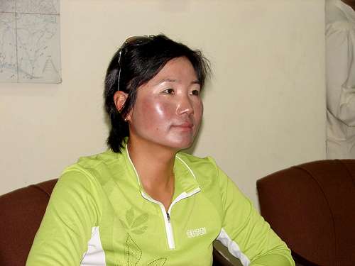 Go Mi Sun Member of Flying Jump Korea K2 Expedition 2008