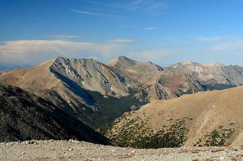 View from the south ridge of Mt. Shavano