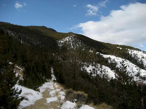 Spirit Mountain Cave trail