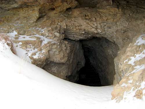 Spirit Mountain Cave entrance