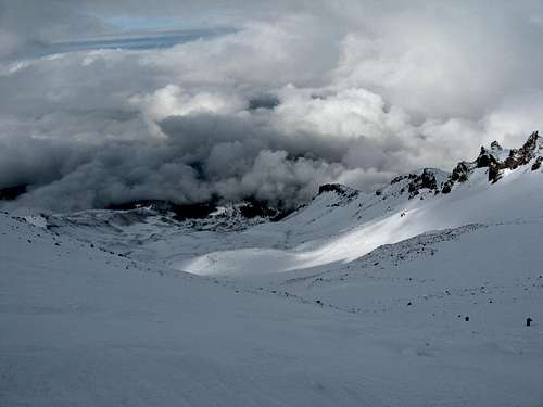 Down Avalanche Gulch