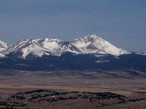 Mount Guyot from the summit...