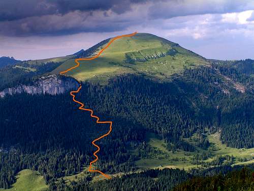 Route from Seewaldsee