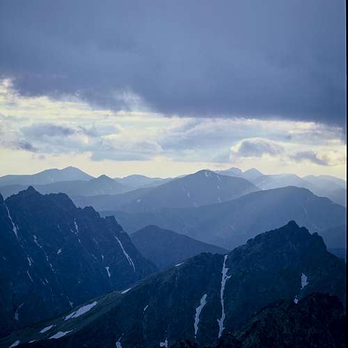 West Tatras from Rysy
