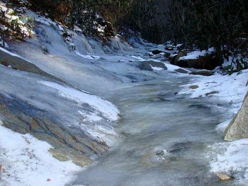 Ice Across Alum Cave Bluf Trl