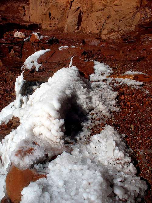 Water Ice on North Kaibab Trail