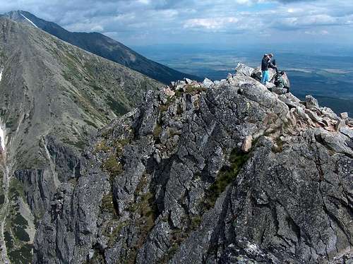 Summit of Predné Solisko