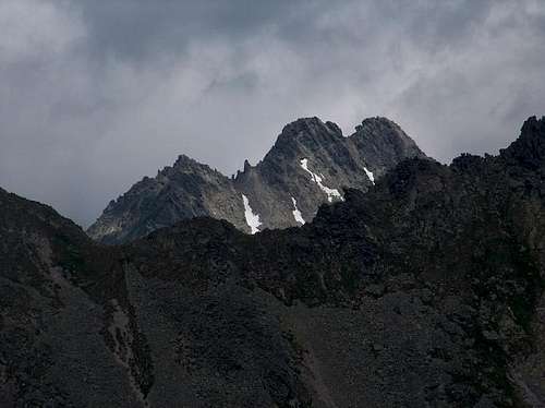 Some scary Tatras peaks from Predné Solisko
