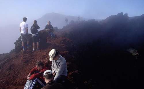 Mt Ngauruhoe crater