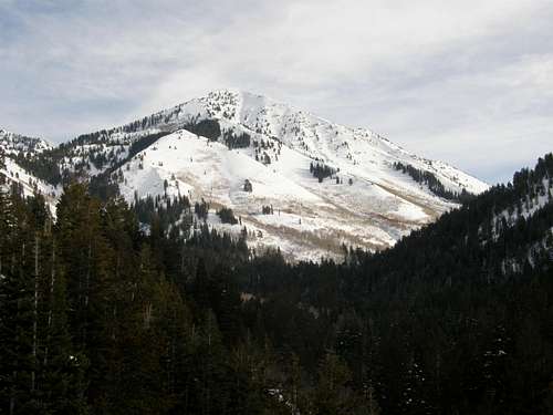 Provo Peak winter west ridge