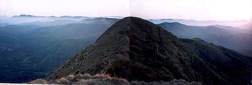 Summit panorama on the Peñas de Haya