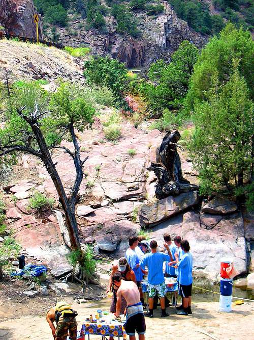 Upper Bighorn Sheep Canyon - Red Rocks section