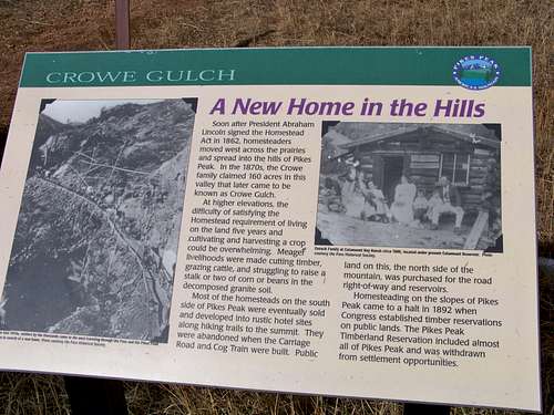 About the Crow Family, Crow Gulch Namesake