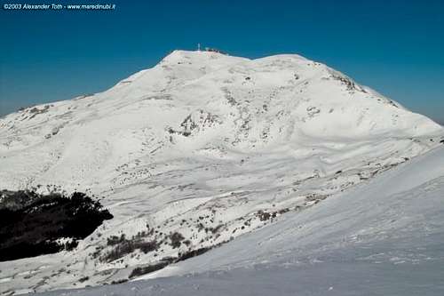 Monte Cimone (2165 m) highest...