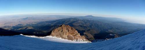Pico de Orizaba glacier panorama