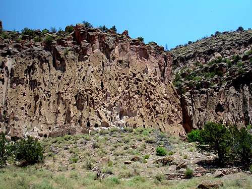 Bandelier National Monument Cliffs