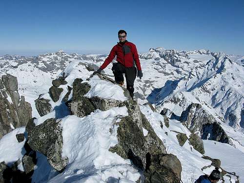 Summit of Oberalpstock 3328m