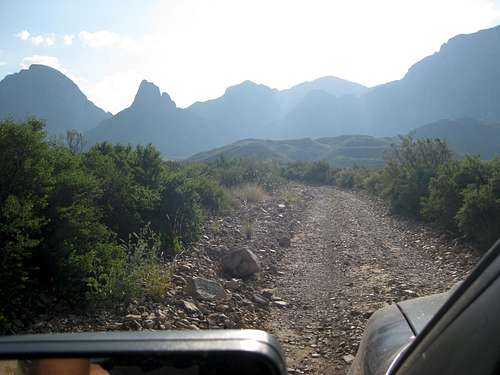 Less traveled side of the Chisos Mtns