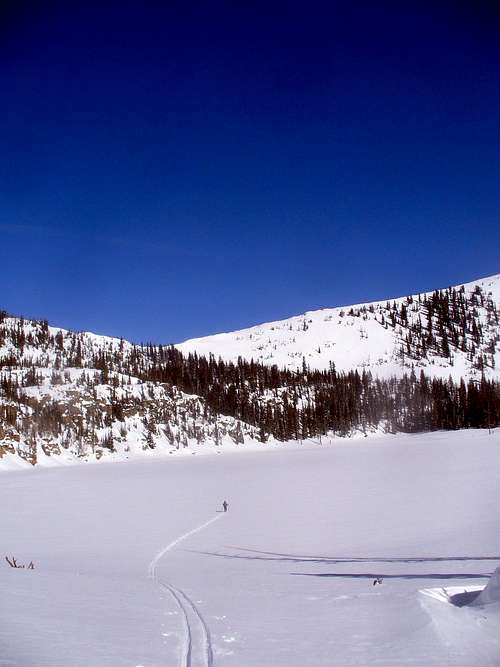 Big Elk Lake and West Ridge of 10,931