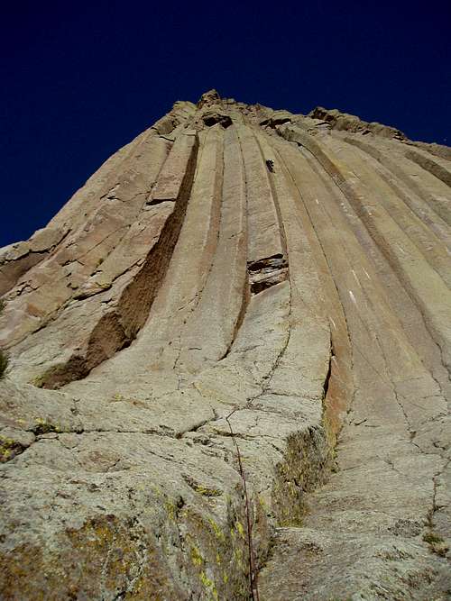 DOUBLE EDGE BLADE on Devils Tower, Wyoming.