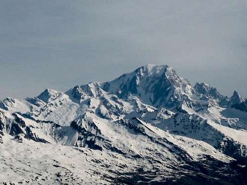 Mont Blanc, with Aiguille...
