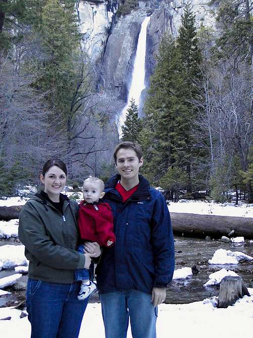 Yosemite Falls Family Photo