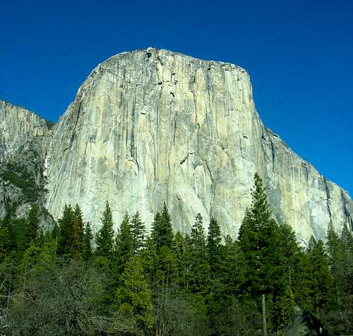 El Capitan from the main valley road