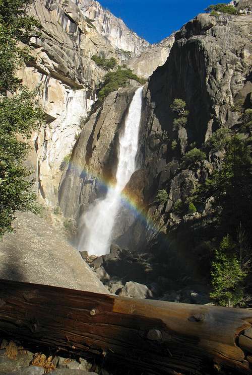 Lower Yosemite Fall and Rainbow
