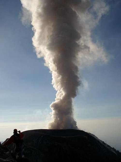 Big eruption - Santiaguito volcano