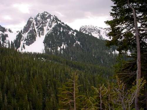 The north side of Lane Peak
