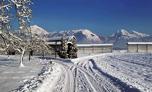 A typical view on Kamnik Alps...