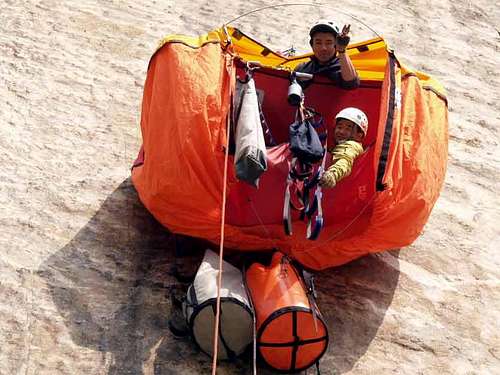 a training for 2005 Meru Expedition