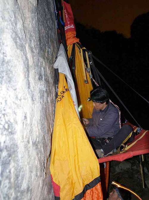 a training for 2005 Meru Expedition