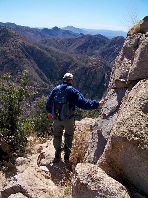 Negotiating the Hikers Route, Elephant Head