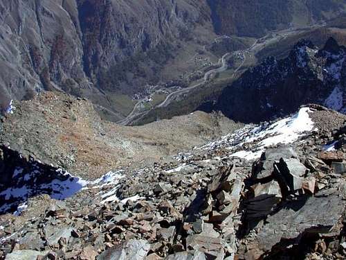 Degioz village seen from...