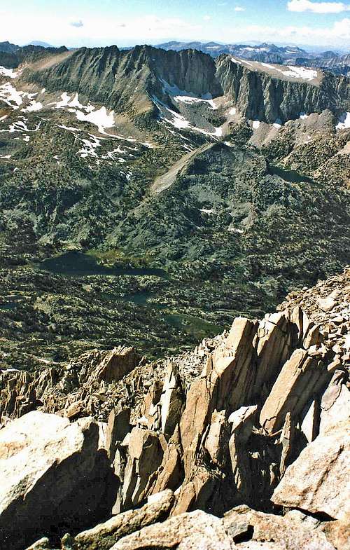 Sierra Crest from Mt. Morgan