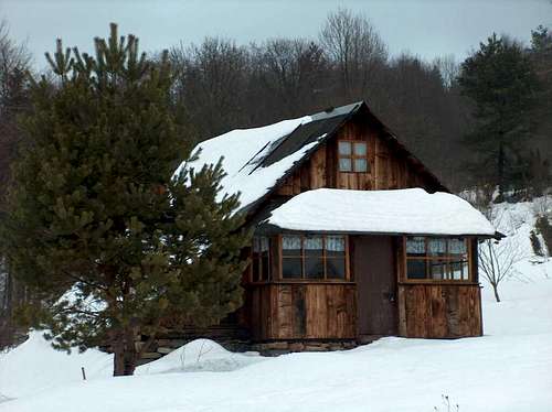 House in Wołowiec, Beskid Niski