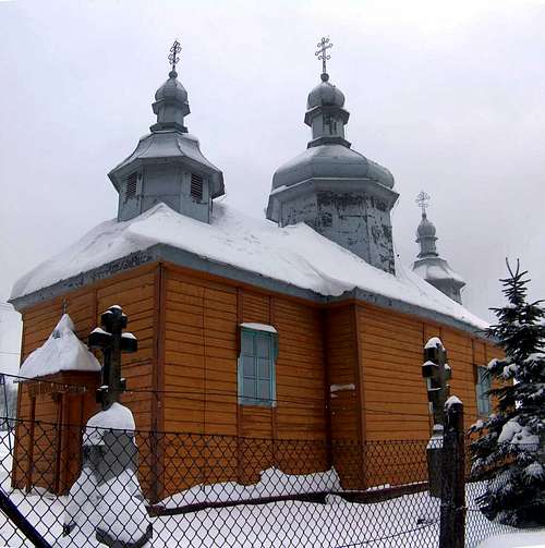 Church in Bartne, Beskid Niski