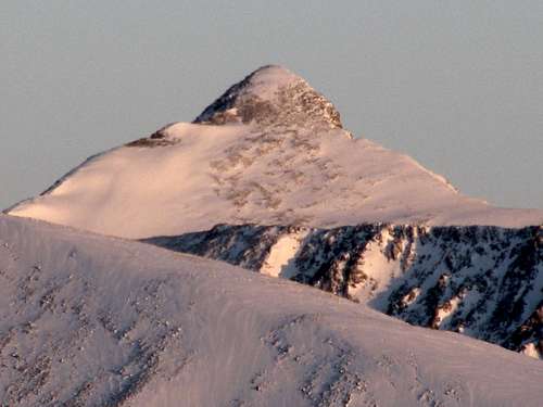 Pacifik Peak - zoomed in from Hoosier Ridge
