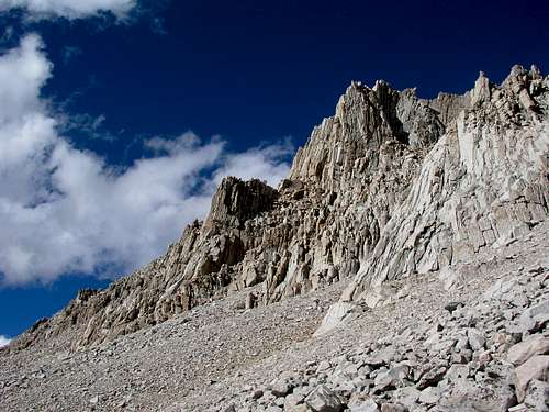 Our arete from the South