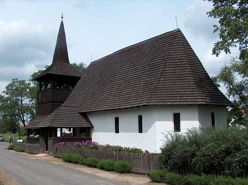 The wooden church (reformed) in Takos, Hungary