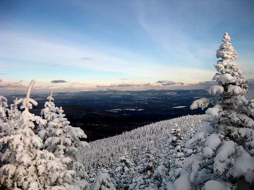 View from the old fire tower outlook - 1/17/2009