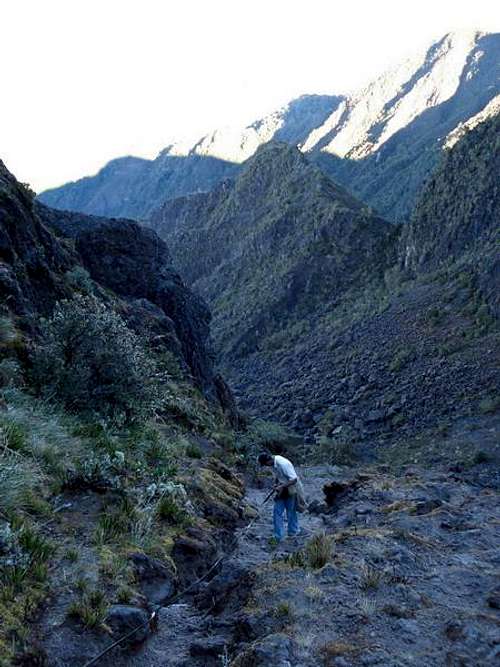 climbing Volcan Barú