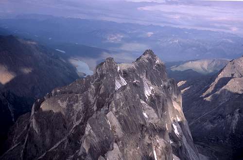 Aerial Views - Mount Harrison Smith & Glacier Lake