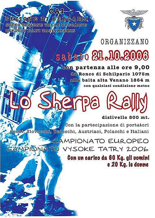 Šerpa rallye 2006 poster