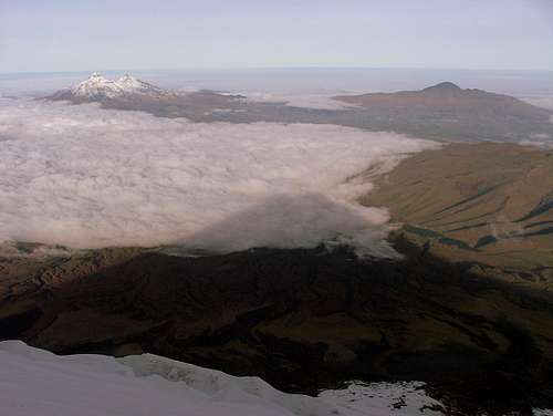 Cotopaxi's shadow.