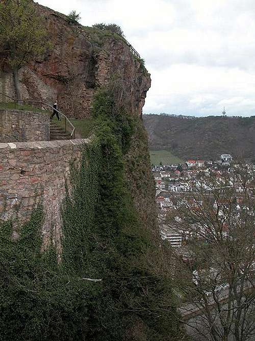 The top of Rheingrafenstein...